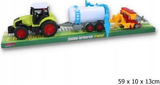 Gazelo Tractor with agricultural machinery under the GAZELO cover