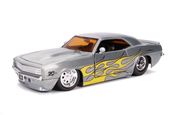 Jada Toys 253745009, Montert på forhånd, Klassisk bil, 1:24, Chevrolet Camaro 1969, Alle kjønn, Metallisk
