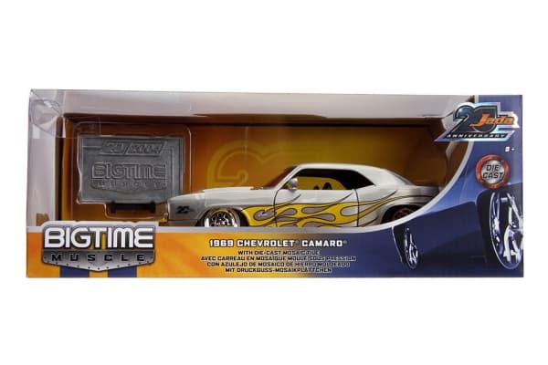 Jada Toys 253745009, Montert på forhånd, Klassisk bil, 1:24, Chevrolet Camaro 1969, Alle kjønn, Metallisk