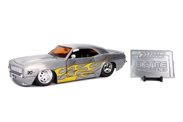 Jada Toys 253745009, Montert på forhånd, Klassisk bil, 1:24, Chevrolet Camaro 1969, Alle kjønn, Metallisk
