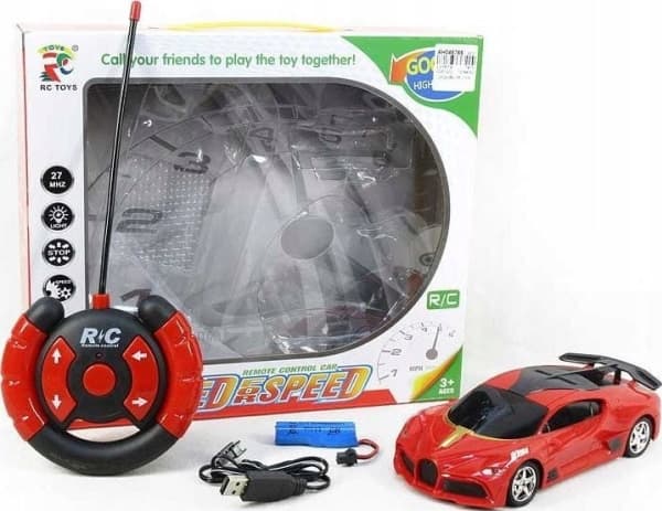 Big Toys Radio urheiluauto laturilla BAR7743