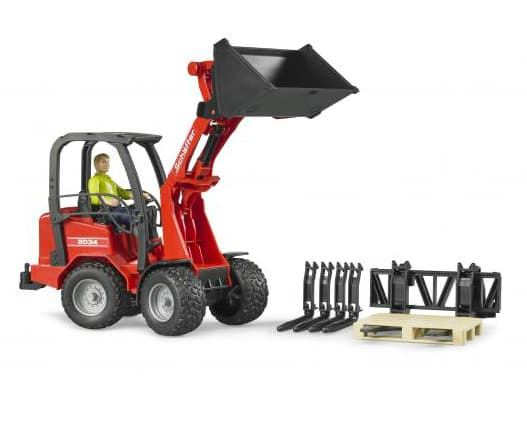 Bruder Schäffer Compact loader 2630 with figure and accessories toy