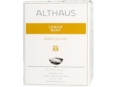 Althaus Herbata Lemon Mint Pyra Pack 15 piramidek