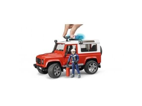 Bruder Land Rover Defender Station Wagon fire department toy