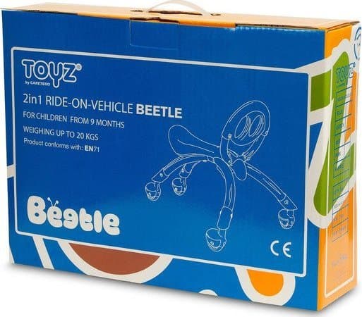 Toyz By Caretero Skyv og skyv bil BEETLE lilla