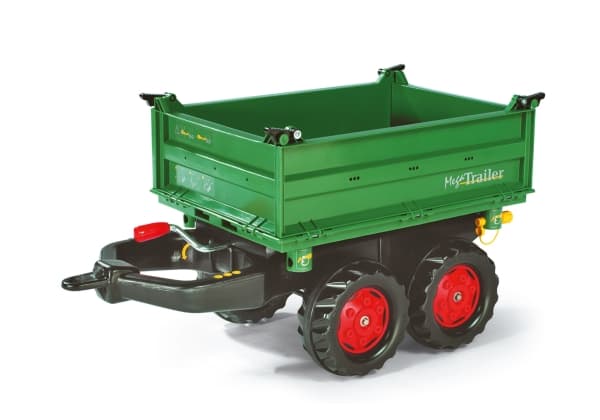 rolly toys rollyMega Trailer, Leksakstraktortrailer, 3 År, Svart, Grön