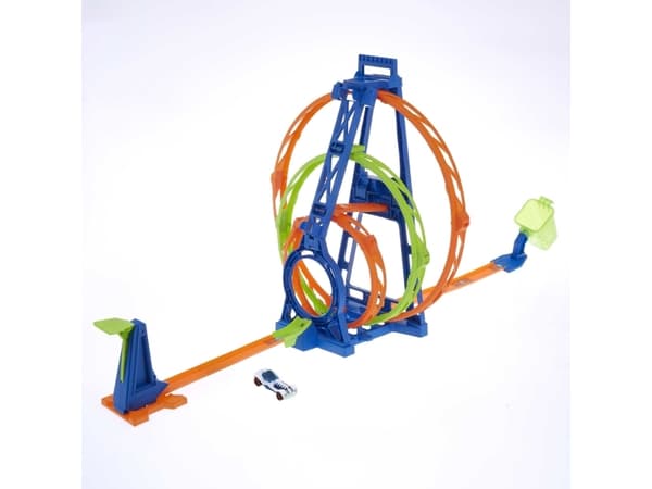 Hot Wheels Action Triple Loop Kit, Kjøretøy og banesett, 6 år, Plast, Flerfarget