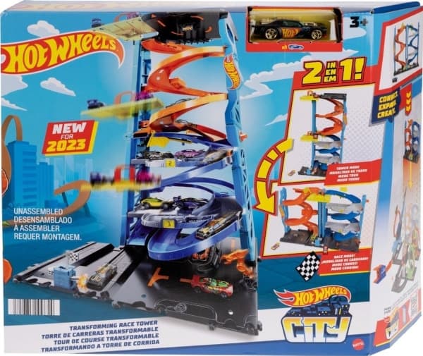 Hot Wheels City Transforming Race Tower