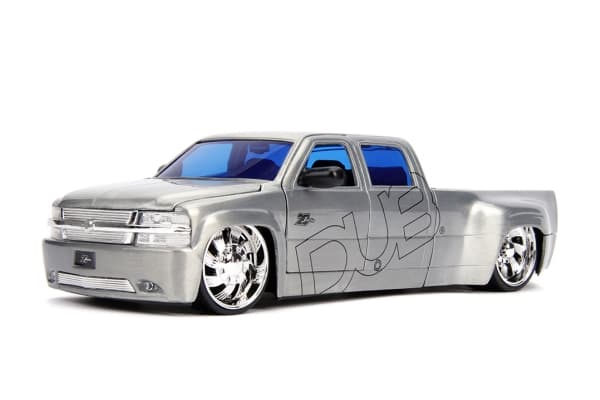 Jada Toys 253745016, Van, Montert på forhånd, 1:24, Chevrolet Silverado 1999, Alle kjønn, Metallisk