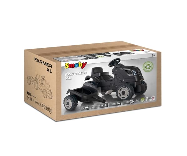 Smoby 710131, Traktor, 3 År, Plast, Svart, Grå