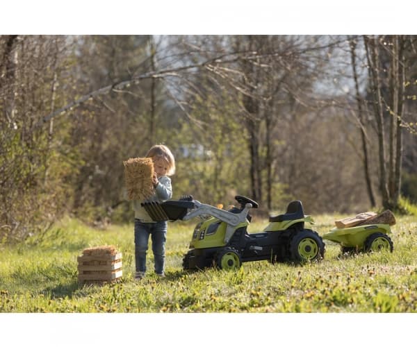 Smoby 710131, Traktor, 3 År, Plast, Svart, Grå, Gul