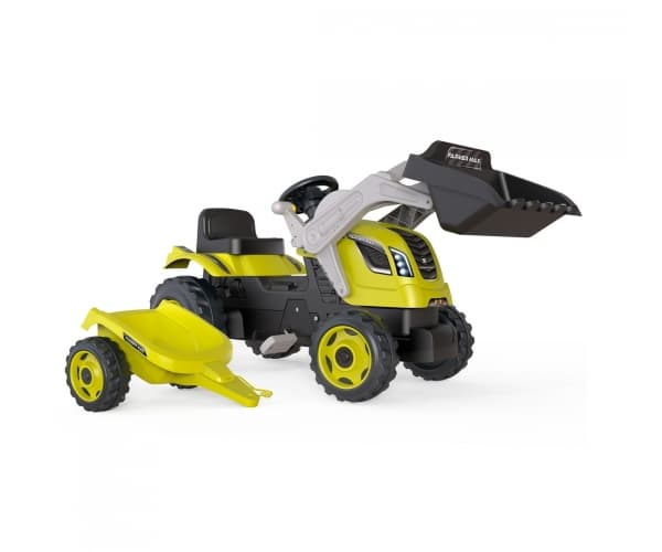Smoby 710131, Traktor, 3 År, Plast, Svart, Grå, Gul