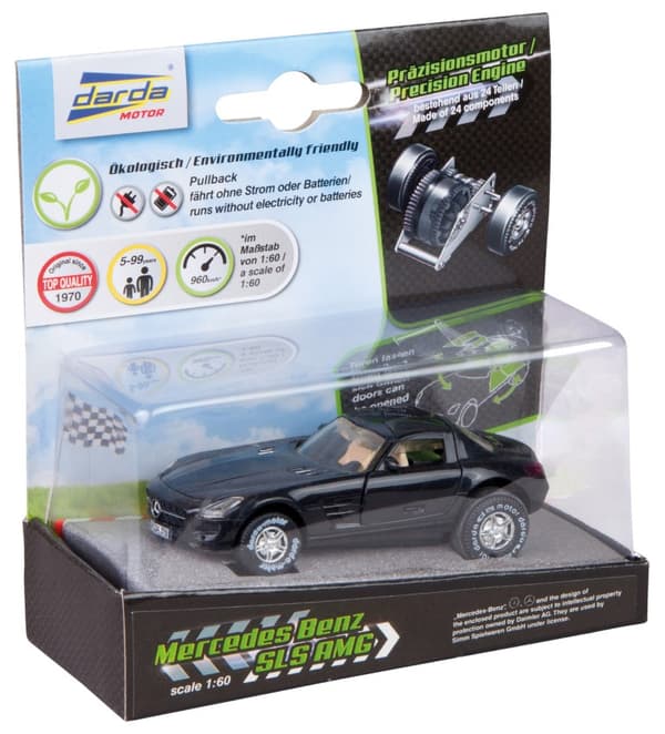 Darda Mercedes-Benz SLS AMG, Svart
