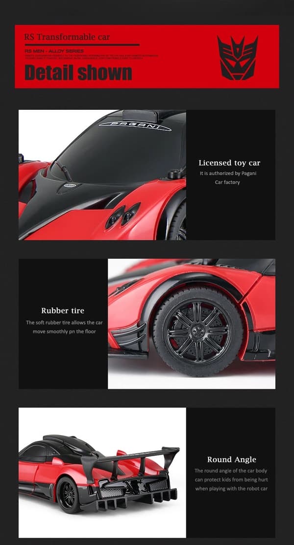 Pagani Zonda R Transform Robot Bil