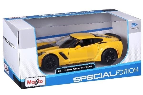 Maisto 2015 Corvette Z06 1:24 yellow