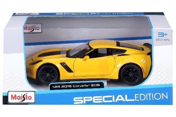Maisto 2015 Corvette Z06 1:24 yellow