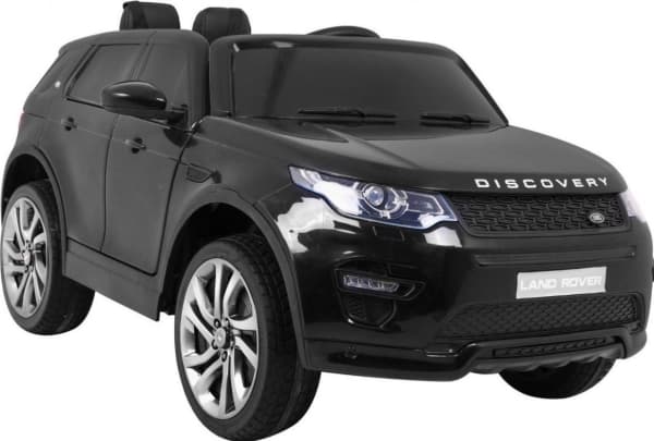 Land Rover Discovery lapsille Musta + Kaukosäädin + 5-pistevaljaat + Istuimen säätö + EVA + MP3-LED