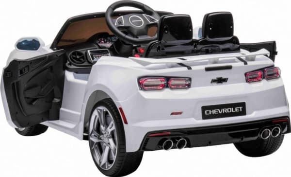 Oppladbar Chevrolet Camaro 2SS Hvit + Fjernkontroll + EVA-hjul + Slow Start + Lydlys