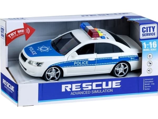 Jokomisiada Bil POLICE lydlys sirene ZA2118