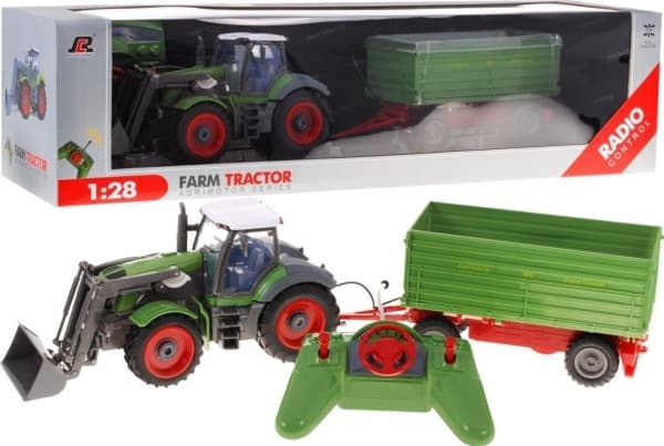 Ramiz Traktor Grønn Trailer Grønn 2 4GHz
