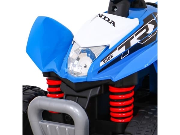 Quad Honda 250X TRX akulla Sininen + torvi + LED + Eco nahkaa