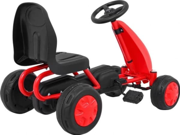 Ramiz Baby Röd Pedal Go-Kart för Barn Mini Lättvikt