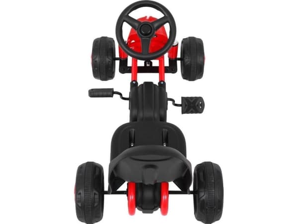 Ramiz Baby Röd Pedal Go-Kart för Barn Mini Lättvikt