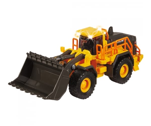 Majorette Volvo Wheel Loader, Hjullaster, 3 år, AAA, Metall, Plast, Sort, Gult