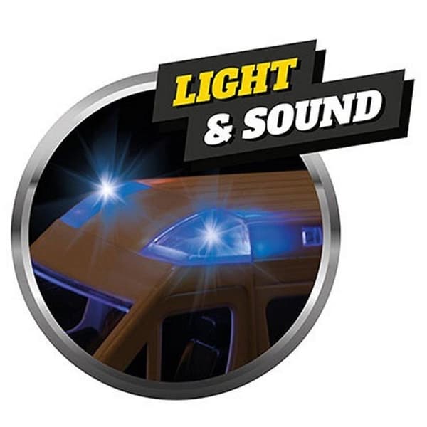 Toi-Toys Biler & Lastbiler Politibus + Lys og Lyd