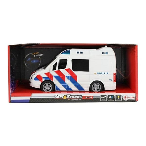 Toi-Toys Biler & Lastbiler Politibus + Lys og Lyd