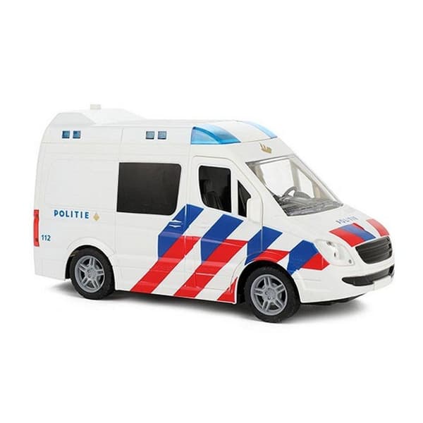 Toi-Toys Biler & Lastbiler Politibus + Lys og Lyd