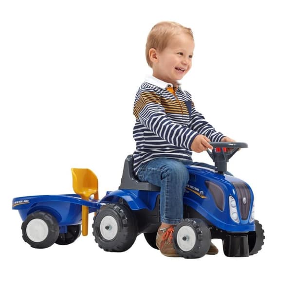 Falk New Holland Walking Tractor Set Blå