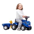 Miniatyrbillede 2 af 4: Falk New Holland Walking Tractor Set Blå