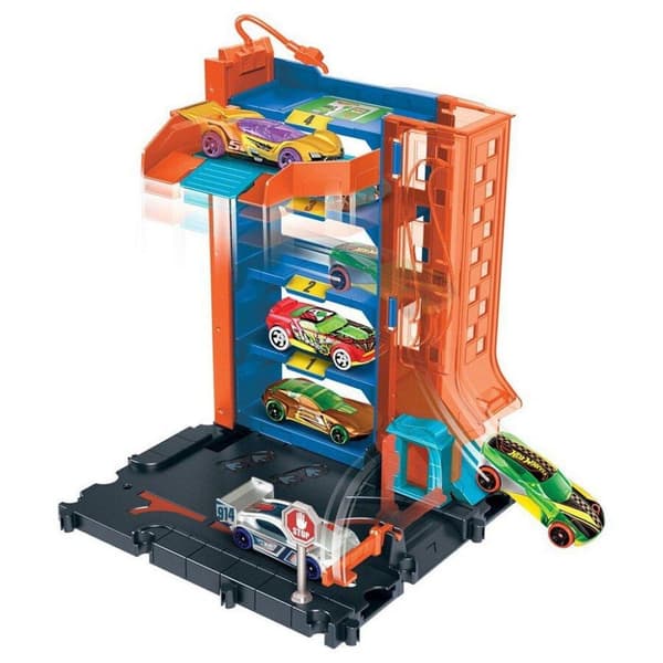 Hot Wheels City Downtown Playset -valikoima