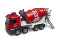 Miniatyrbilde 1 av 5: BRUDER MB Arocs Betonmisch LKW, Betongblandebil, 4 år, Akrylonitril-butadien-styren (ABS), Plast, Rød, Hvit