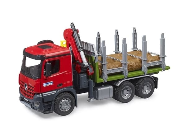 Brother - MB Arocs tømmertransportbil med lastekran, grip + 3 stokker