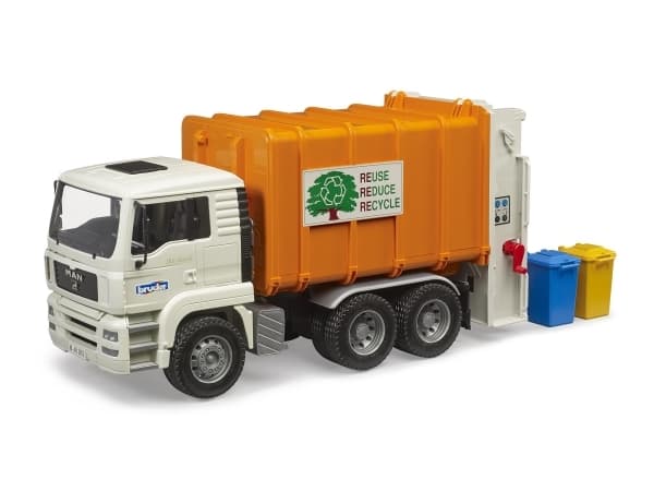 Bruder MAN TGA Rear loading garbage truck toy