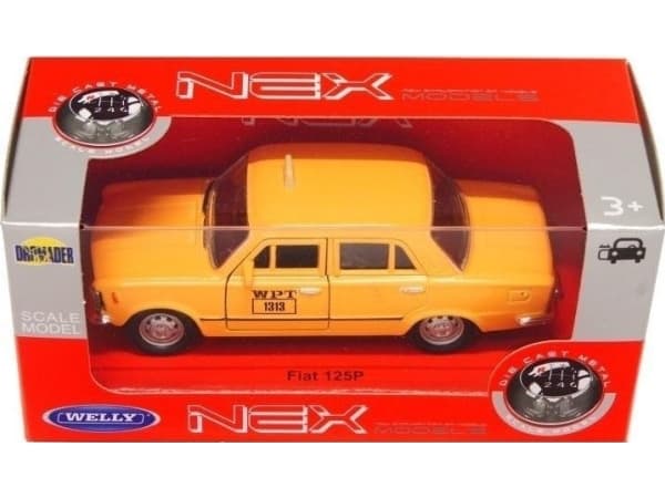 Welly Fiat 125p 1:39 Taksi oranssi WELLY WELLY