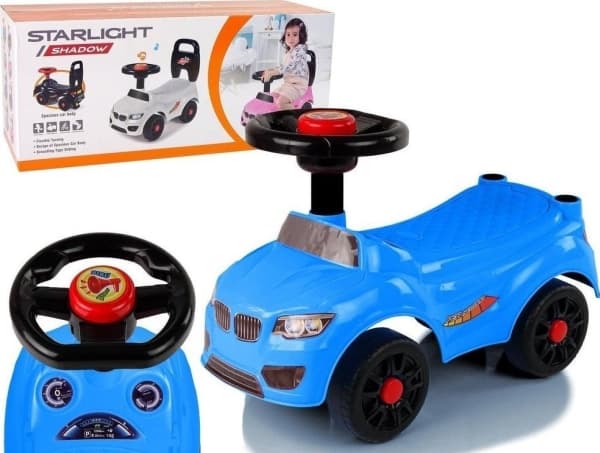 Lean Sports Car med blått horn