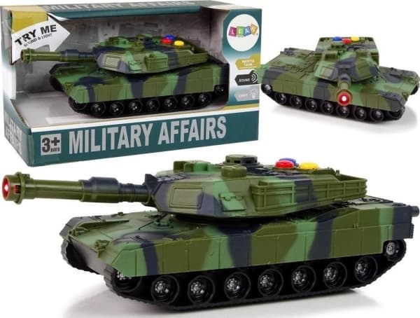 XXX_LEANToys- (Lean Sport) Militär tank i kamouflage