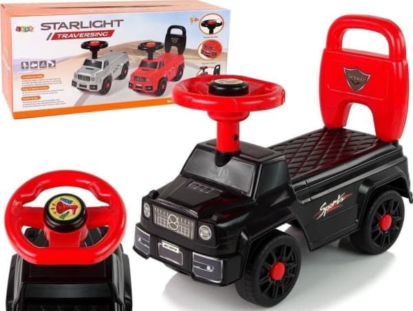 Lean Sport Car med horn svart