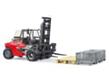 Miniatyrbilde 4 av 5: Brother - Linde HT160D stabler med pall og 3 gitterbokser