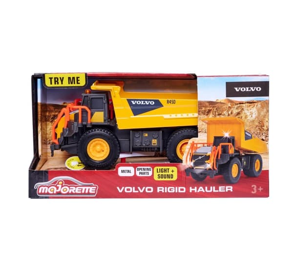 Majorette Volvo Dumper med lyd og lys
