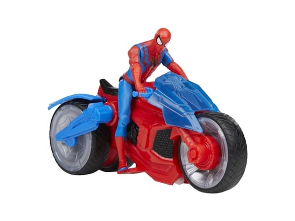 Marvel Spider-Man Web Blast Cycle, Motorcykel, 4 År, Blå, Röd
