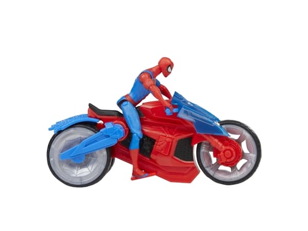 Marvel Spider-Man Web Blast Cycle, Motorcykel, 4 År, Blå, Röd
