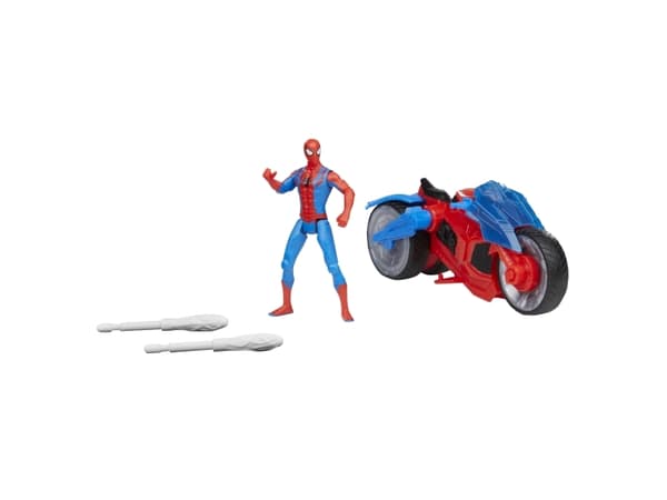 Marvel Spider-Man Web Blast Cycle, Motorcykel, 4 År, Blå, Röd