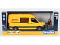 Pikkukuva 4 / 5: BRUDER MB Sprinter DHL, 4 pv(t), akryylinitriilibutadieenistyreeni (ABS), keltainen