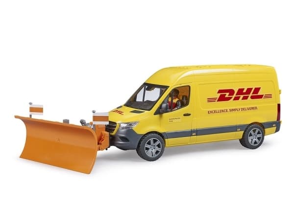 BRUDER MB Sprinter DHL, 4 pv(t), akryylinitriilibutadieenistyreeni (ABS), keltainen