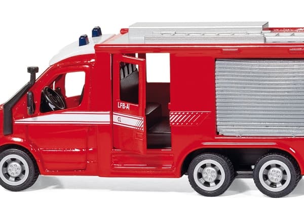 Siku 10211300000, 3 år, Metall, Plast, Rød, Hvit, Sort