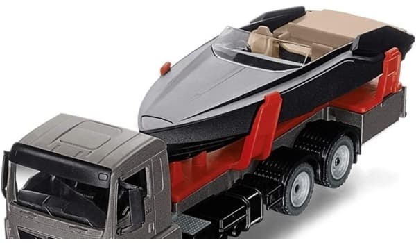 Siku 2715, Modellastbil / -släp, 3 År, Metall, Plast, Svart, Röd, Silver